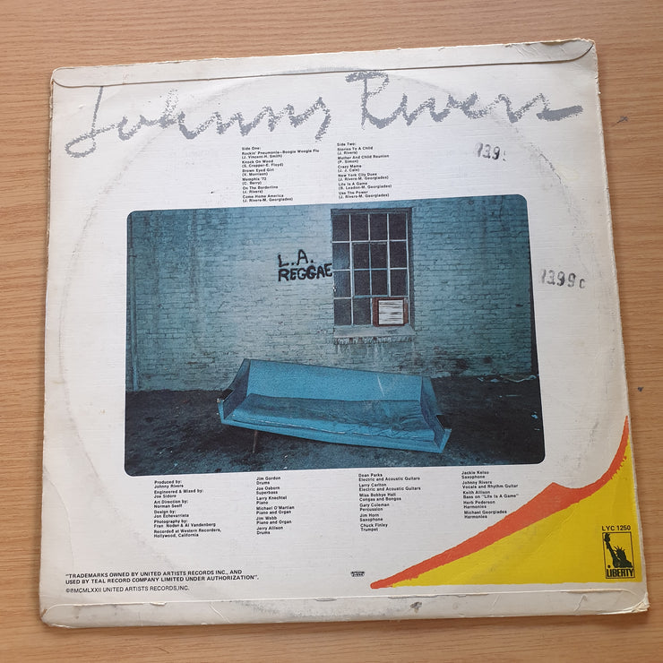 Johnny Rivers – L.A. Reggae - Vinyl LP Record (VG+)