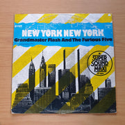 Grandmaster Flash & The Furious Five – New York New York - Vinyl LP Record  (VG)