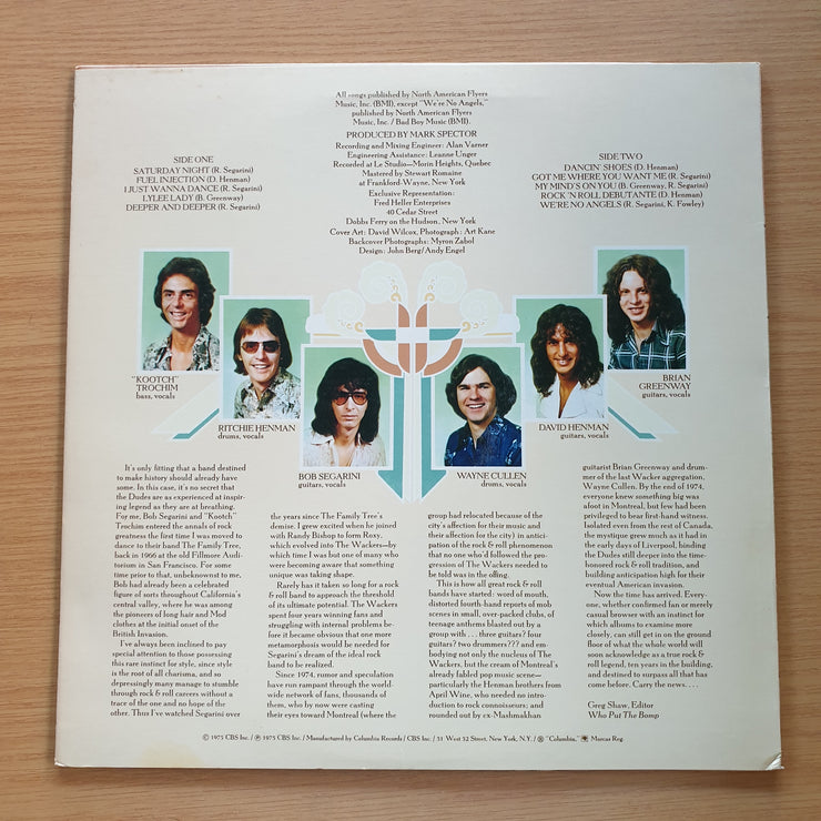 Dudes  – We're No Angels  – Vinyl LP Record (VG+)