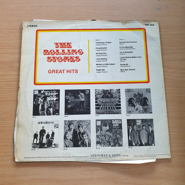 The Rolling Stones – Great Hits - Vinyl LP Record  (VG-)