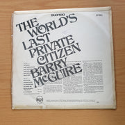 Barry McGuire – The World's Last Private Citizen  - Vinyl LP Record  (VG-) (minus)