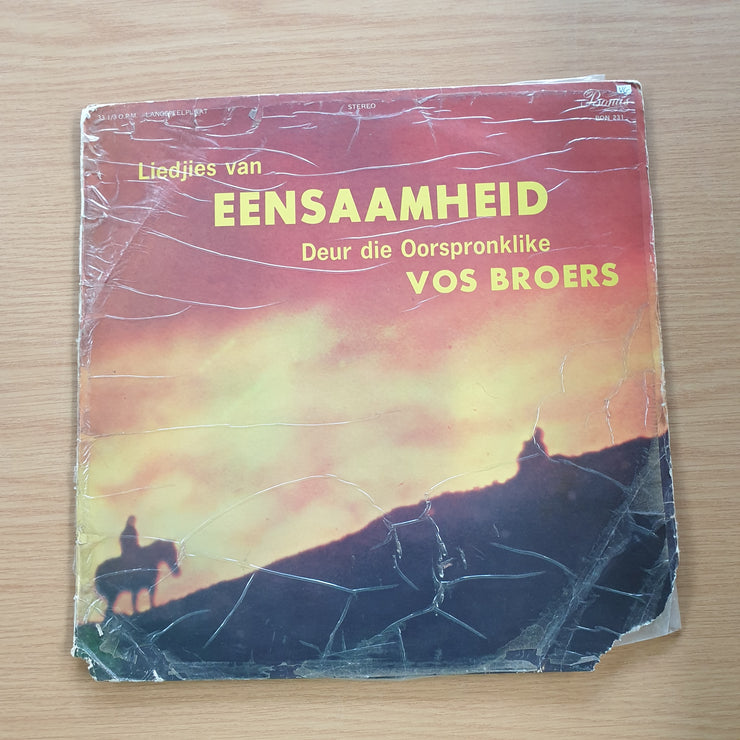 Vos Broers - Liedjies van Eensaamheid - Vinyl LP Record  (VG)
