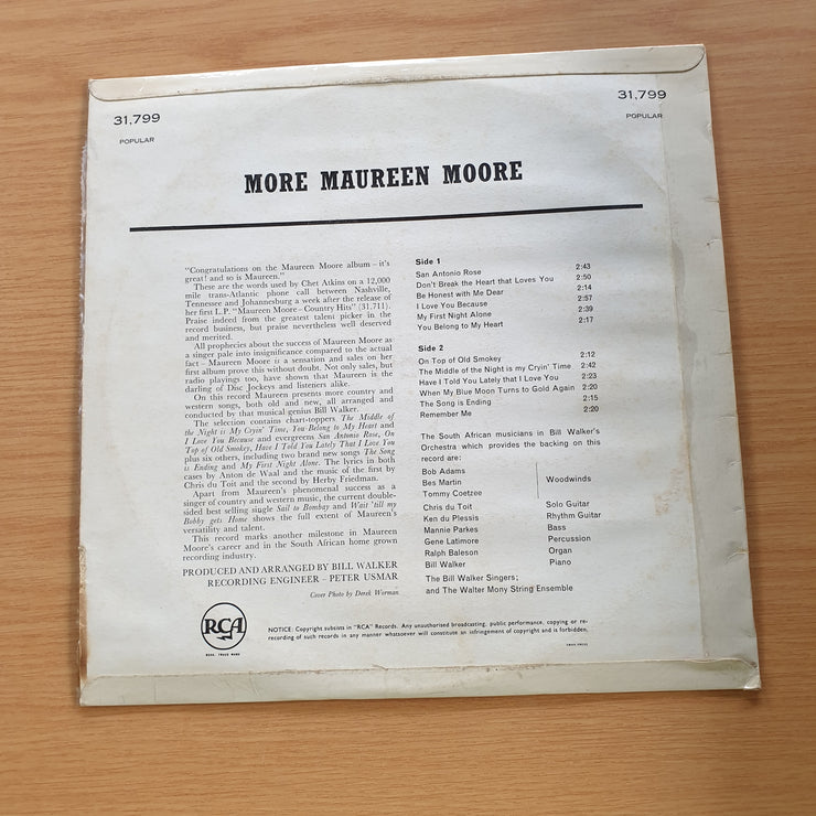 More Maureen Moore - Vinyl LP Record  (VG)