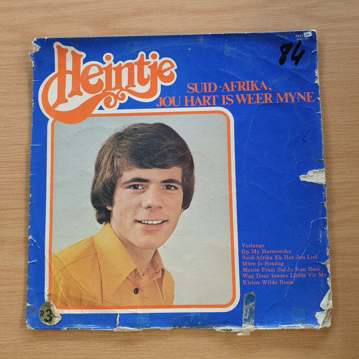 Heintje Simons – Suid-Afrika, Jou Hart Is Weer Myne - Vinyl LP Record  (G+) (gplus)
