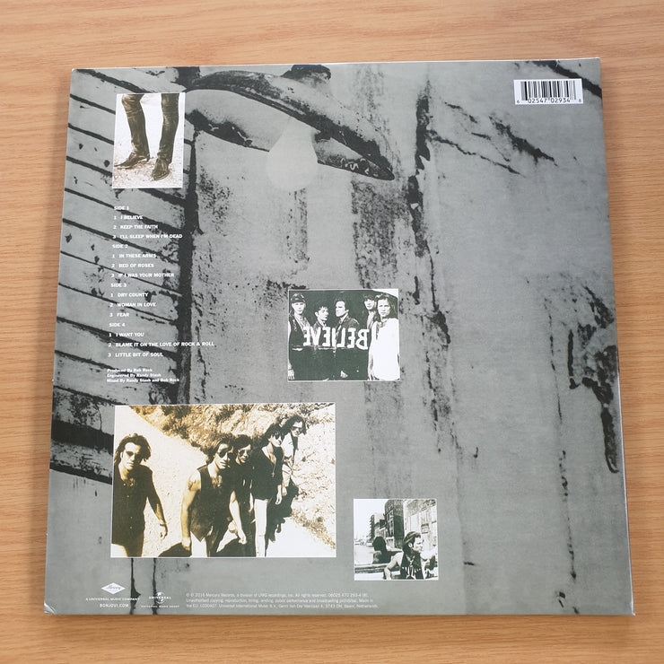 Bon Jovi – Keep The Faith - Double Vinyl LP Record (VG+) 180g