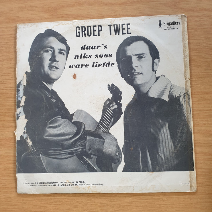 Groep Twee - Daar's Niks Soos Ware Liefde - Vinyl LP Record  (VG)