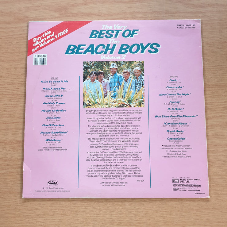 Beach Boys - The Very Best Of The Beach Boys Vol. 2  - Vinyl LP Record  (VG)
