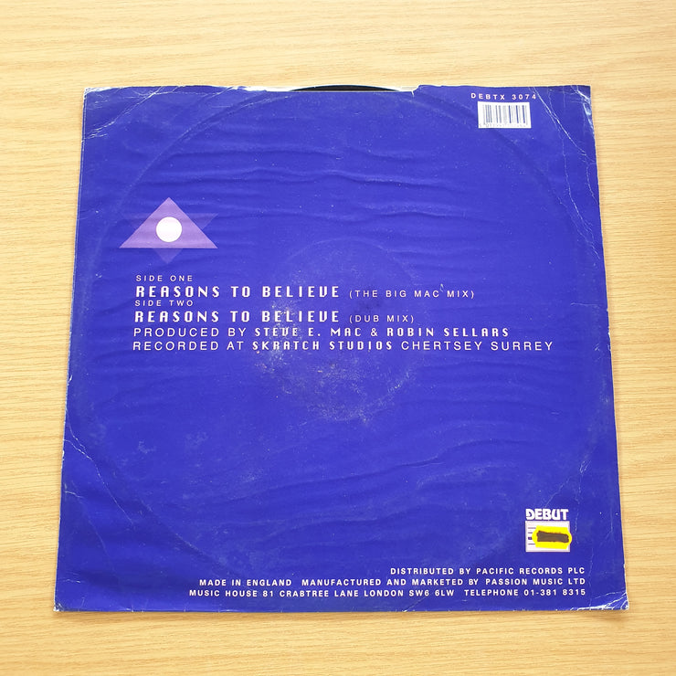 Rhyme Thyme – Reasons To Believe – Vinyl LP Record  (VG)