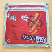 Eagles – Eagles Live with Original Poster - Double Vinyl LP Record (VG+)