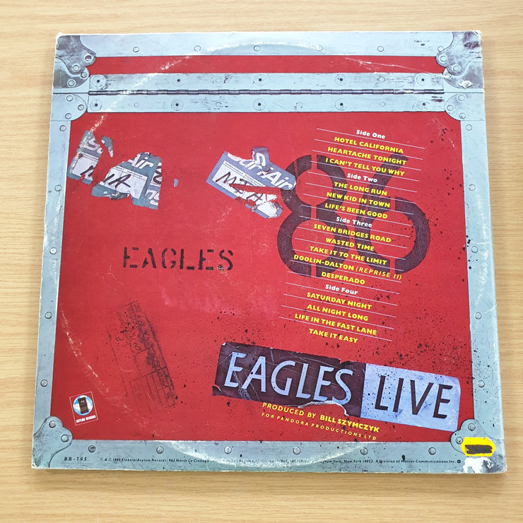 Eagles – Eagles Live with Original Poster - Double Vinyl LP Record (VG+)