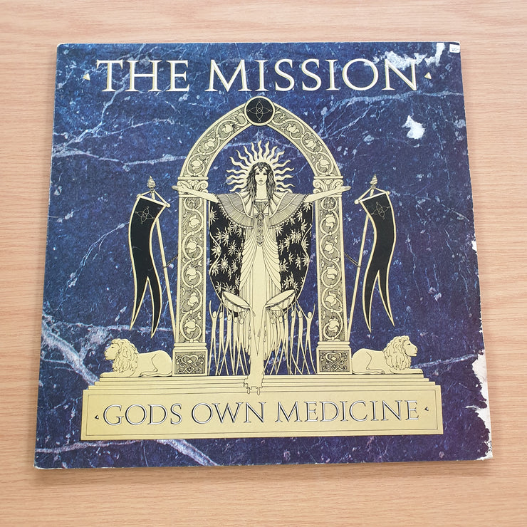 The Mission – Gods Own Medicine - Vinyl LP Record (VG+)