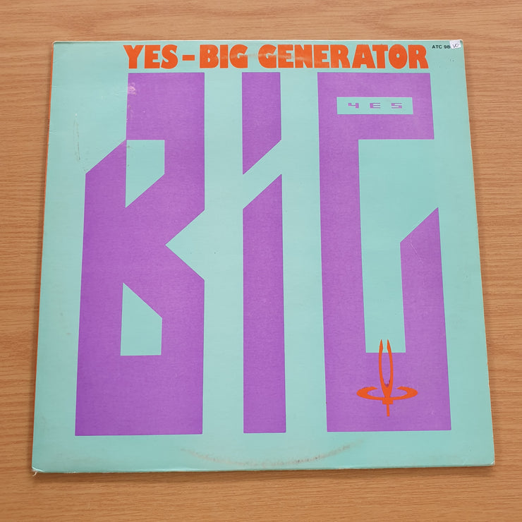 Yes – Big Generator - Vinyl LP Record  (VG)