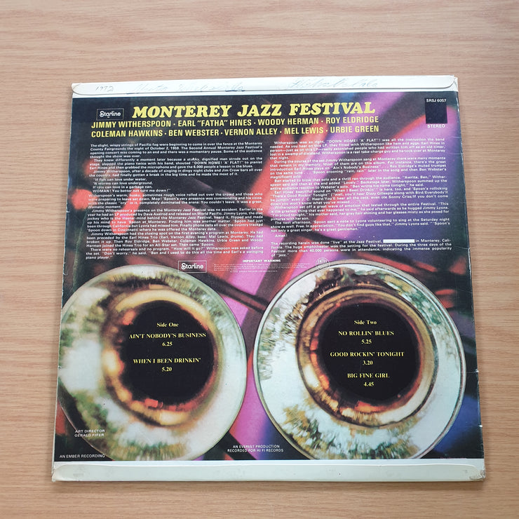 1959 Monterey Jazz Festival - Vinyl LP Record  (VG)