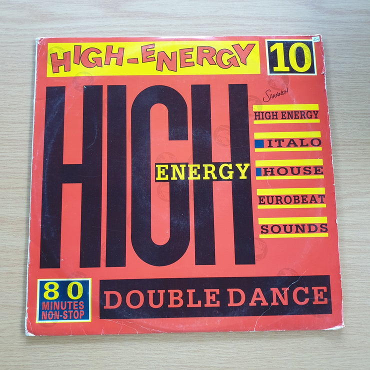 High-Energy Double-Dance Vol. 10 - Double Vinyl LP Record (VG+)