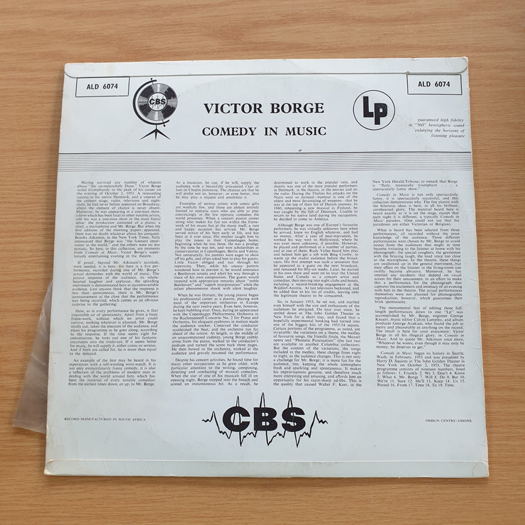 Victor Borge - Comedy In Music - Vinyl LP Record  (VG-) (minus)