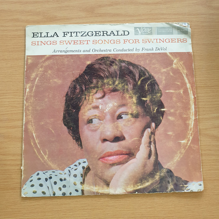 Ella Fitzgerald – Ella Fitzgerald Sings Sweet Songs For Swingers - Vinyl LP Record  (VG-) (minus)