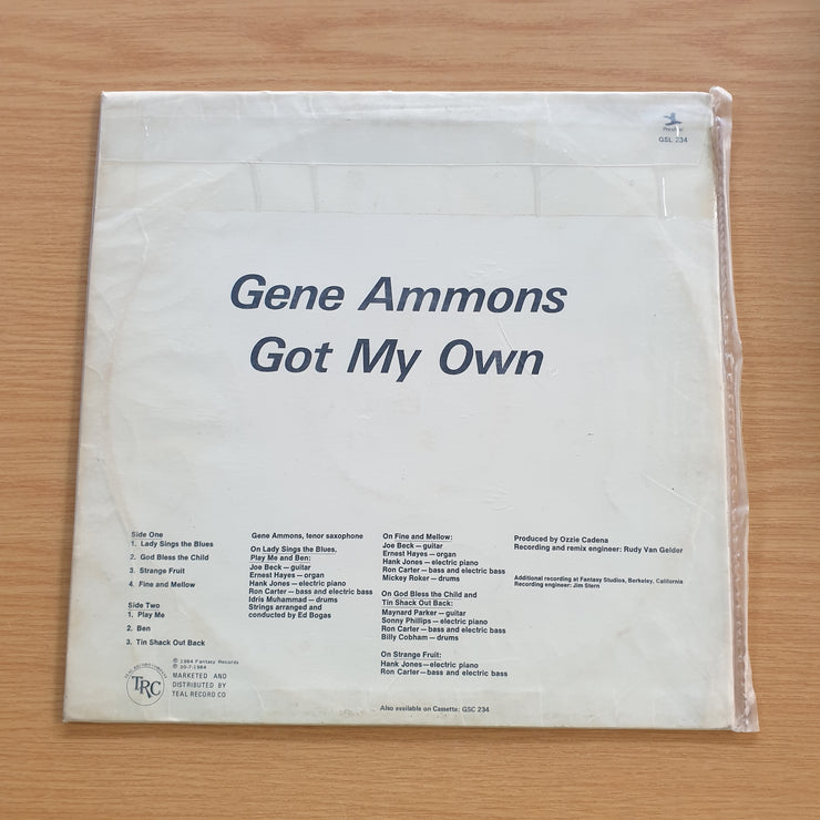 Gene Ammons – Got My Own - Vinyl LP Record  (VG-) (minus)