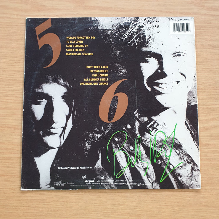 Billy Idol - Whiplash Smile -  Vinyl LP Record (VG+)