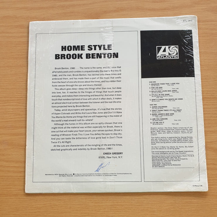Brook Benton - Home Style - Vinyl LP Record (VG)  (verry)
