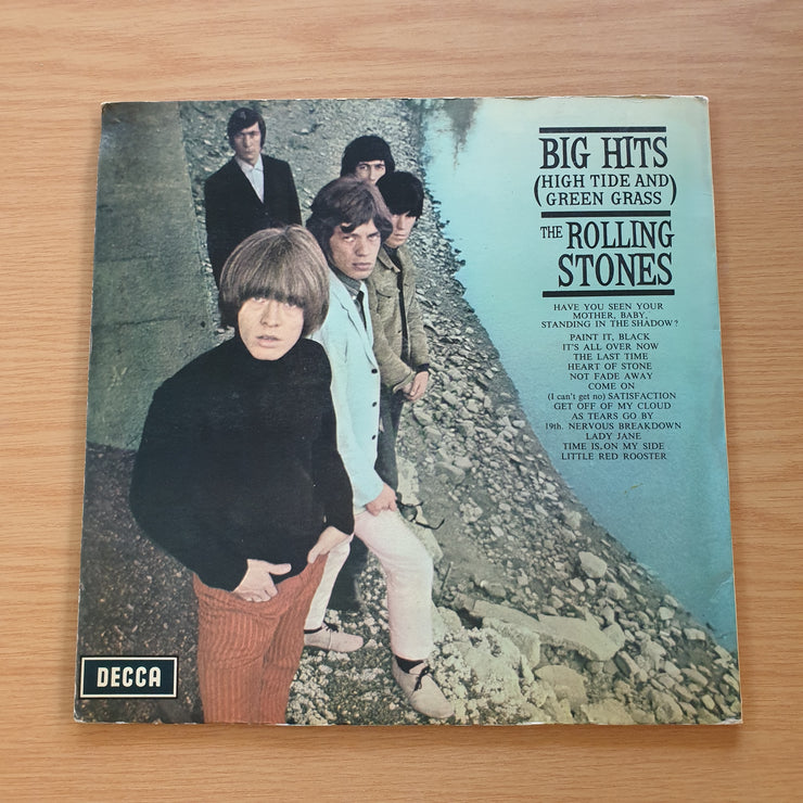 Rolling Stones ‎– Big Hits (High Tide And Green Grass) - Vinyl LP Record (VG)  (verry)