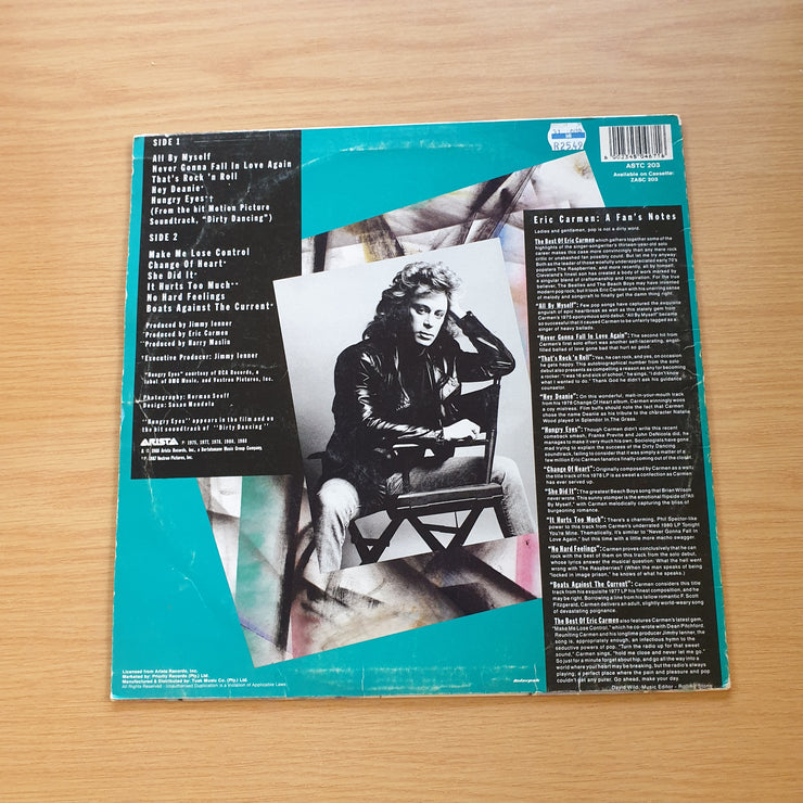 Eric Carmen ‎– The Best Of Eric Carmen – Vinyl LP Record (G+) (gplus)