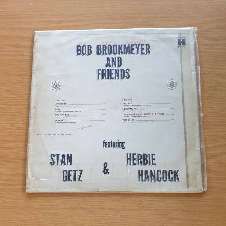 Bob Brookmeyer And Friends - Stan Getz & Herbie Hancock  - Vinyl LP Record (VG-) (minus)
