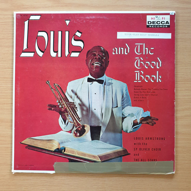 Louis Armstrong And The All-Stars With The Sy Oliver Choir – Louis And The Good Book - Vinyl LP Record (VG)  (verry)