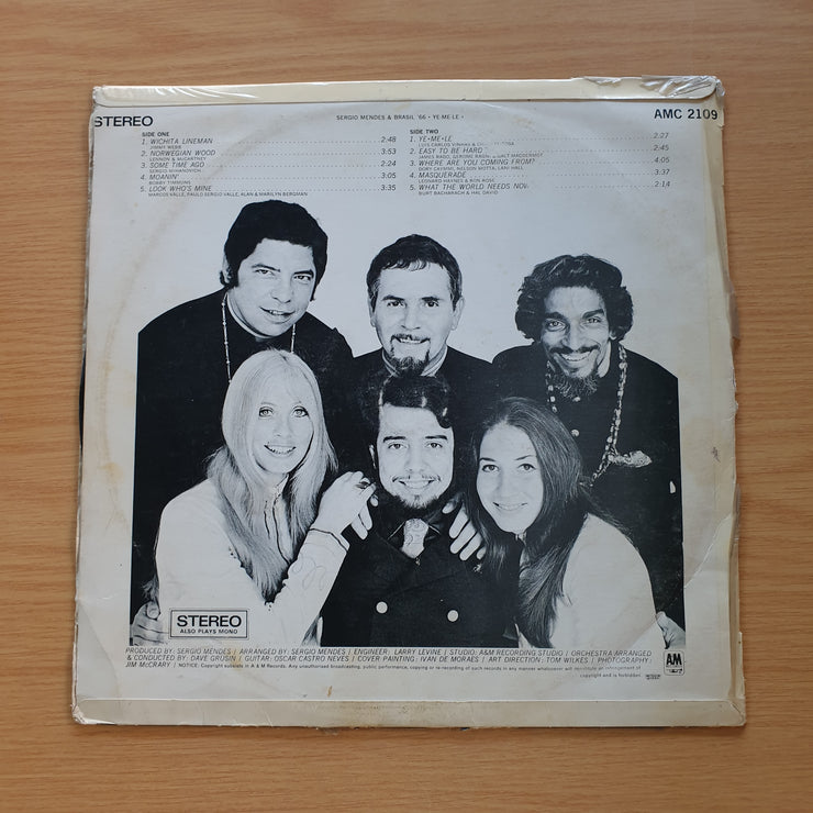 Sergio Mendes & Brasil '66 – Ye-Me-Le - Vinyl LP Record (VG)  (verry)