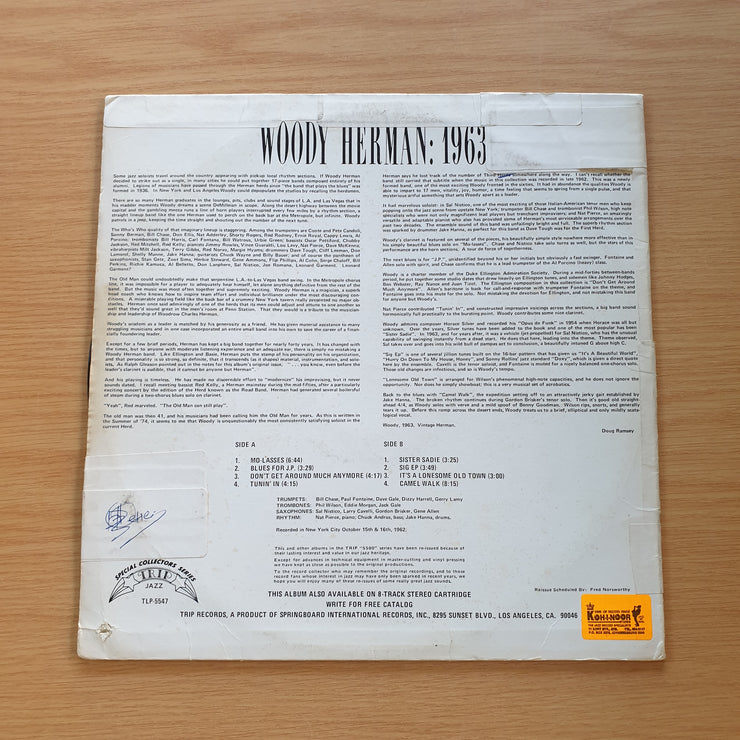 Woody Herman – 1963  - Vinyl LP Record (VG-) (minus)