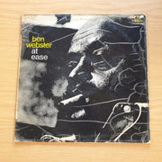 Ben Webster And The Frans Wieringa Trio – Ben Webster At Ease  - Vinyl LP Record (VG-) (minus)