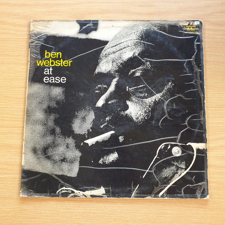 Ben Webster And The Frans Wieringa Trio – Ben Webster At Ease  - Vinyl LP Record (VG-) (minus)