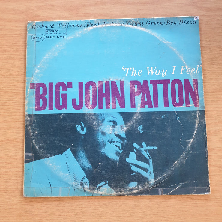 'Big' John Patton – 'The Way I Feel'  - Vinyl LP Record (VG-) (minus)