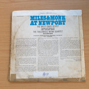 The Miles Davis Sextet & The Thelonious Monk Quartet – Miles & Monk At Newport   - Vinyl LP Record (VG-) (minus)