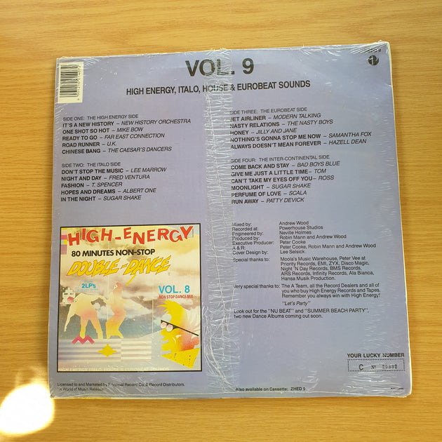High Energy Double Dance Vol 9 - Double Vinyl LP Record - Sealed – C ...