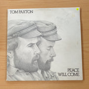 Tom Paxton – Peace Will Come - Vinyl LP Record (VG+)