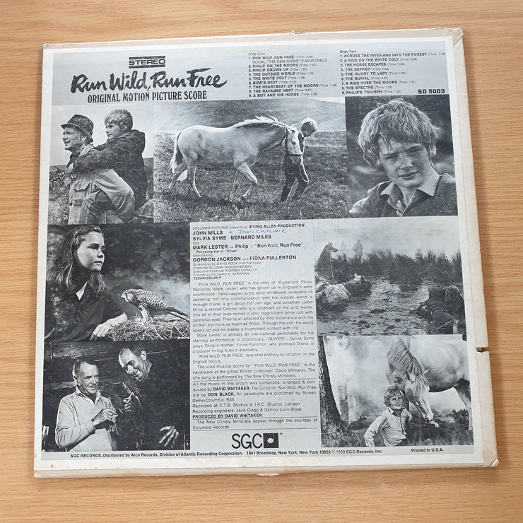 Run Wild, Run Free (Original Motion Picture Score) - David Whitaker – Vinyl LP Record (VG+)