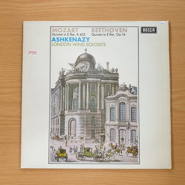 Mozart, Beethoven, Ashkenazy, London Wind Soloists – Quintet In E Flat, K.452 / Quintet In E Flat, Op.16 – Vinyl LP Record  (VG+)