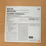 Mozart, Beethoven, Ashkenazy, London Wind Soloists – Quintet In E Flat, K.452 / Quintet In E Flat, Op.16 – Vinyl LP Record  (VG+)