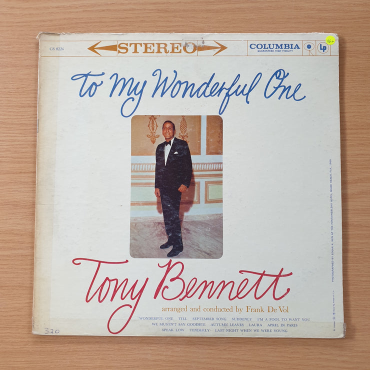 Tony Bennett – To My Wonderful One - Vinyl LP Record  (VG+)