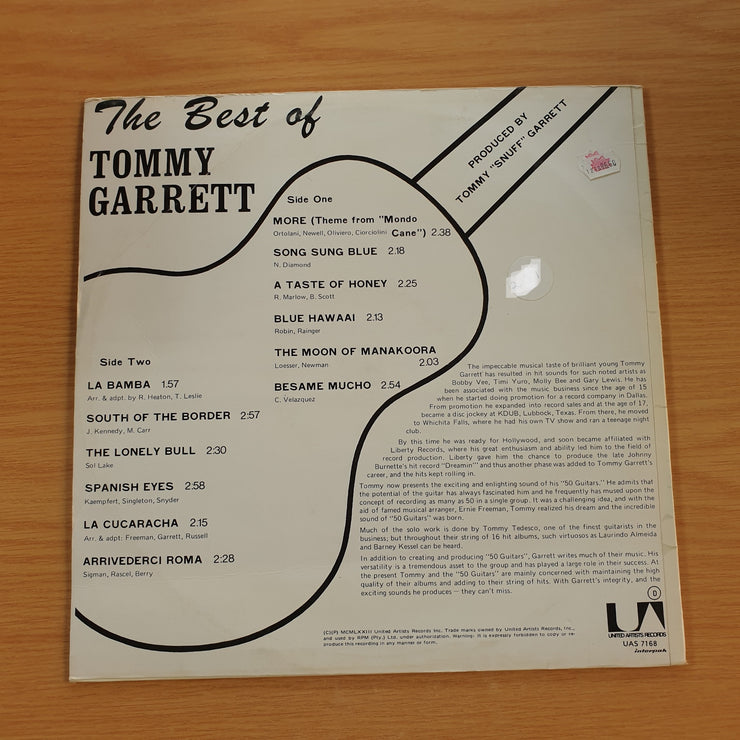 Tommy Garrett – The Best Of Tommy Garrett – Vinyl LP Record  (VG+)