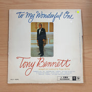 Tony Bennett – To My Wonderful One - Vinyl LP Record (VG+)