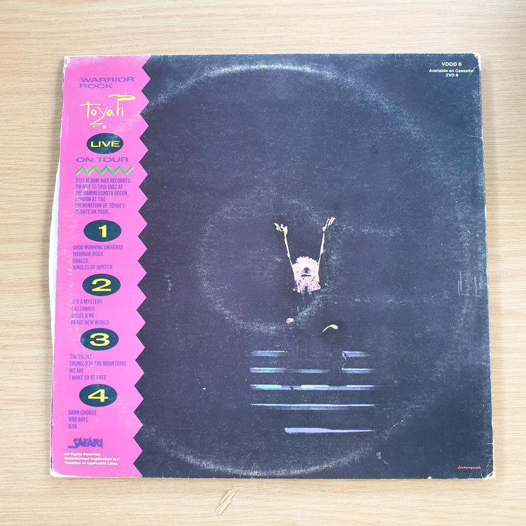 Toyah – Warrior Rock (Toyah On Tour) - Vinyl LP Record (VG+)