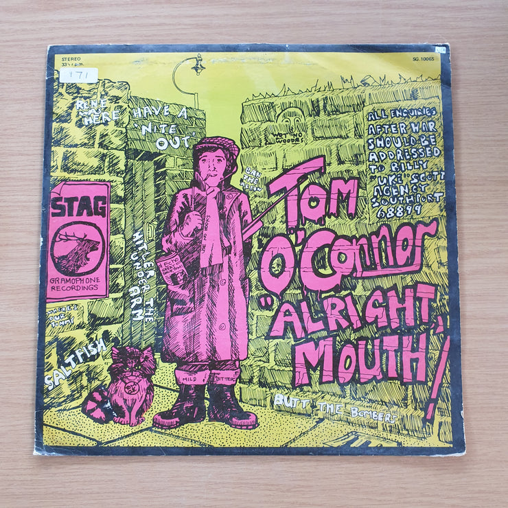 Tom O'Connor – Alright Mouth - Vinyl LP Record (VG+) (SCD)