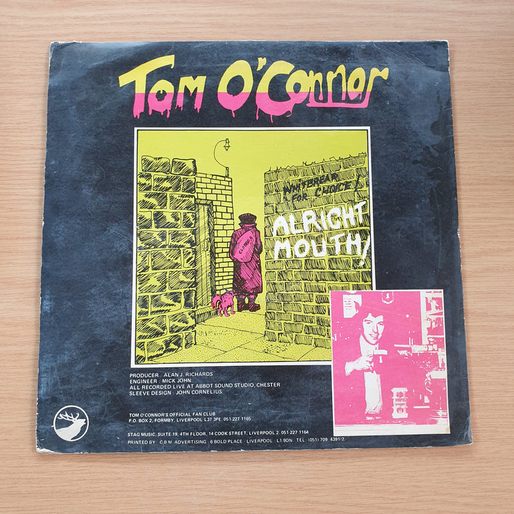 Tom O'Connor – Alright Mouth - Vinyl LP Record (VG+) (SCD)