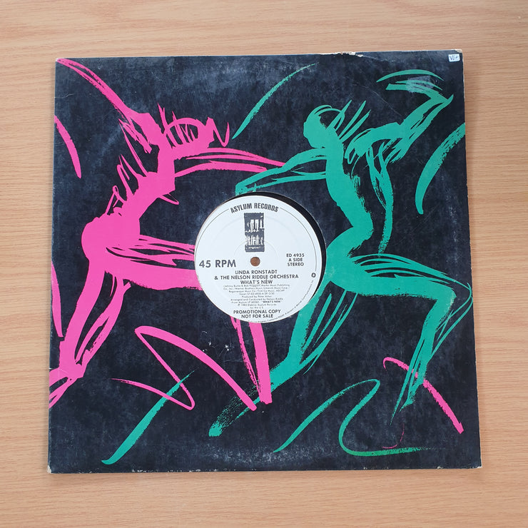 Linda Ronstadt & The Nelson Riddle Orchestra – What's New - Vinyl LP Record (VG+) (SCD)