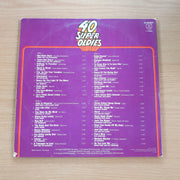 40 Super Oldies - Original Artists - Vinyl LP Record - Opened  - Very-Good+ Quality (VG+) (SCD)