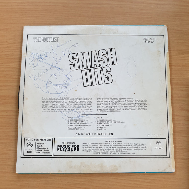 The Outlet - Smash Hits -  Vinyl LP Record  (VG) (SCD)