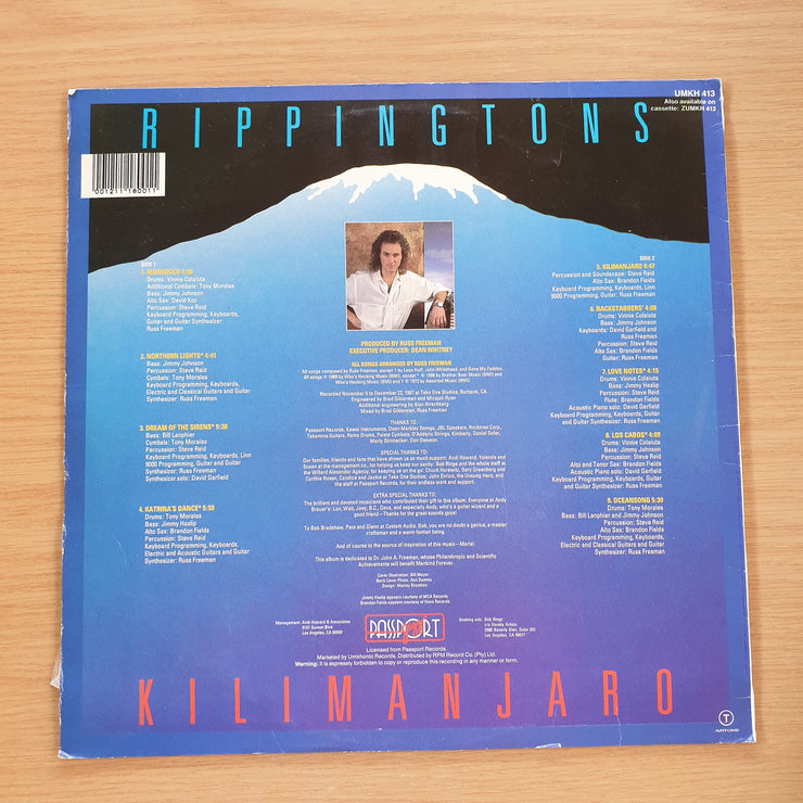 The Rippingtons Featuring Russ Freeman – Kilimanjaro- Vinyl LP Record (VG+) (SCD)