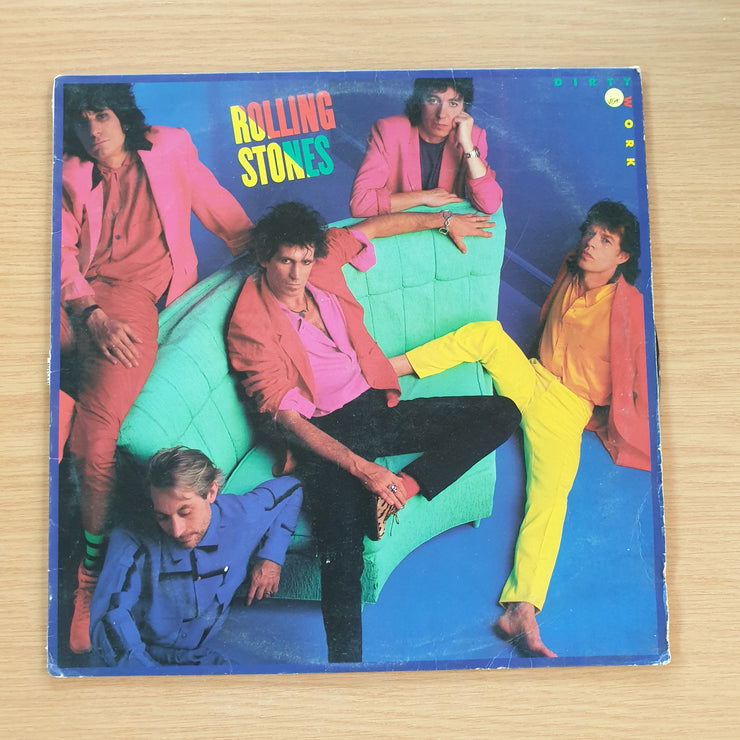 Rolling Stones ‎– Dirty Work -  Vinyl LP Record (VG+) (SCD)