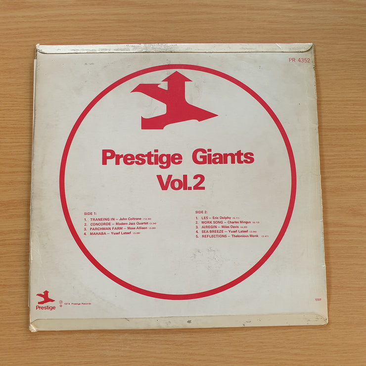 Prestige Giants Vol. 2 - Various - Vinyl LP Record (VG+) (SCD)